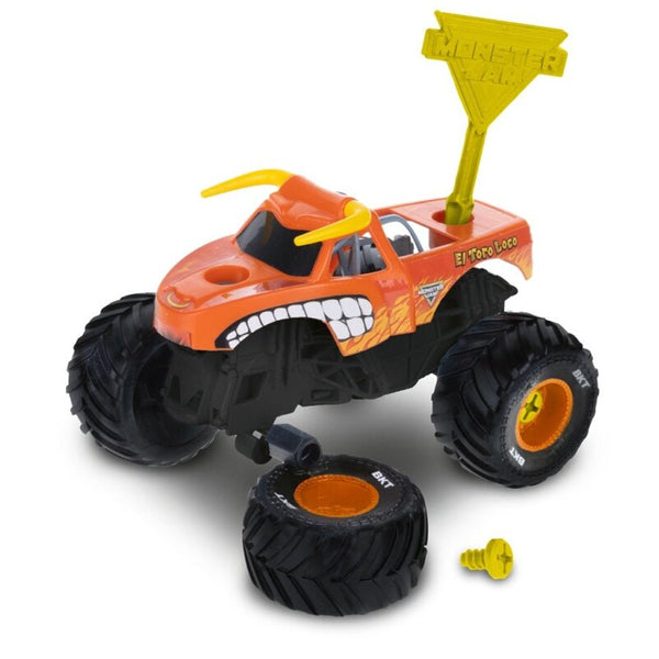 2-pak Mechanix Byg Din Egen Monstertruck med Zombie & El Toro Loco