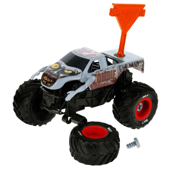 2-pak Mechanix Byg Din Egen Monstertruck med Zombie & El Toro Loco