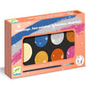 Gesichtsbemalung aus Metallic