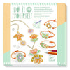 DIY Schmuck aus Schrumpffolie zum Basteln Gartenmotive