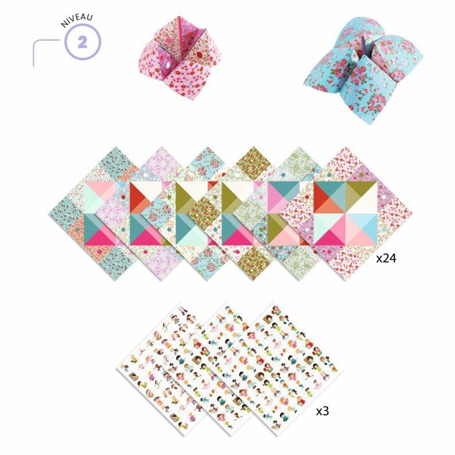 Origami "Nip - Nappere i Lyse Farver"