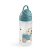 Done by Deer Trinkflasche mit Strohhalm 350 ML, Tiny Farm Blue