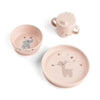 Done by Deer Foodie Geschirr-Set mit Saugnapf, Celebration Powder
