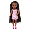 Family & Friends - Club Chelsea Puppe mit langem schwarzem Haar