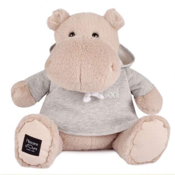 Flodhest med Hoodie (40 cm)