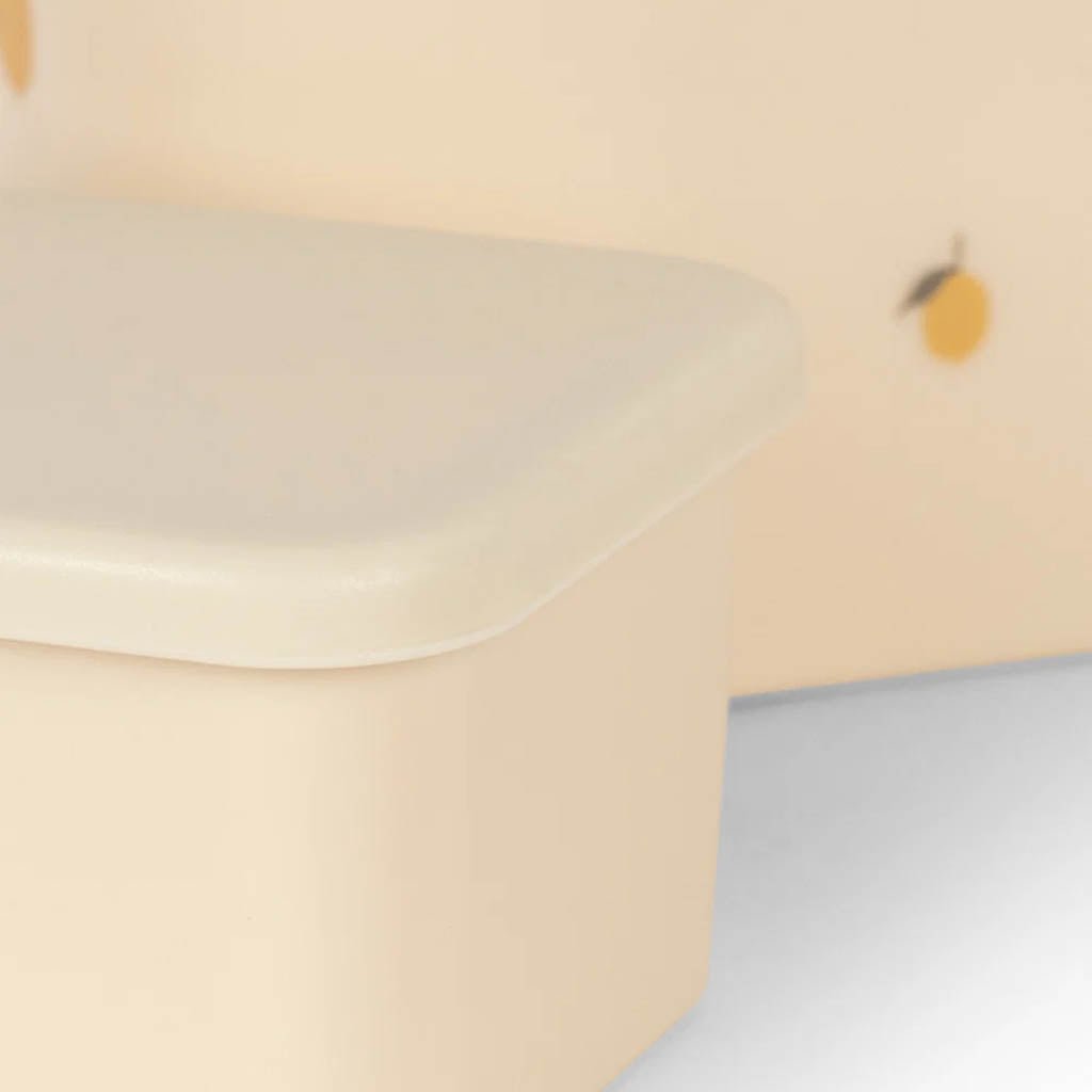 Glitter Madkasse Lemon