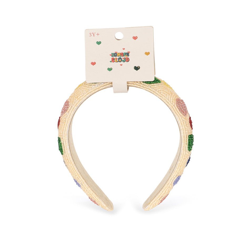 Hjerte Perle Hårbøjle