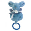 Spieluhr Hase in Blau (20 cm)