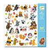 Sticker mit Fluffy Freunden