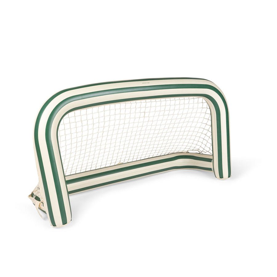 Oppustelig Mål Med Bold i Green Stripe