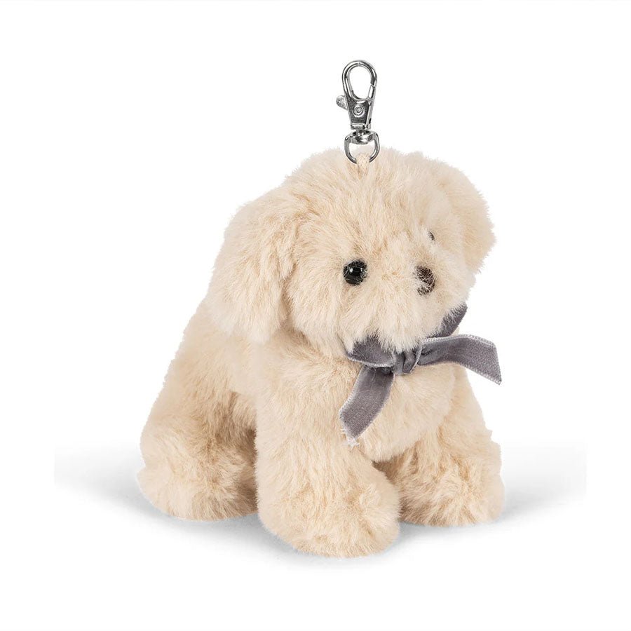 Taskevedhæng med Beige Hundehvalp