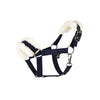 Lammfellhalfter marineblau