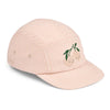 Rory Seersucker Kappe in Stripe Pale Tuscany und Creme De La Creme