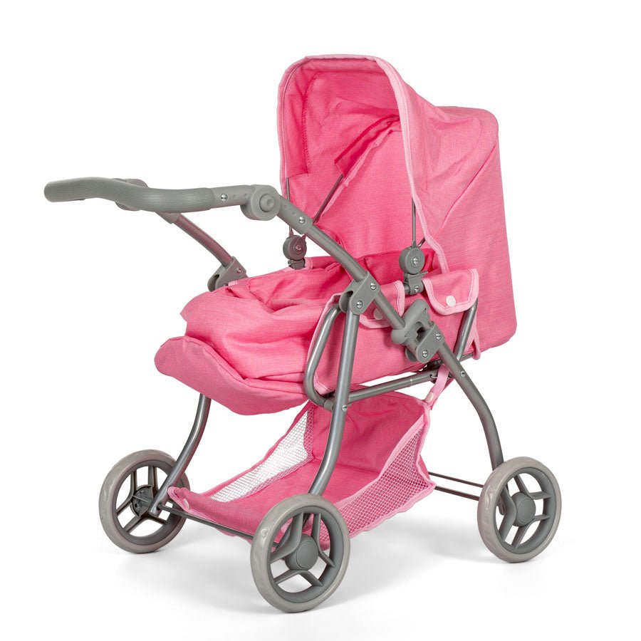 Mamamemo Dukkevogn Med Lift, Pink