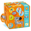 Memo-Spiel mit wilden Tieren
