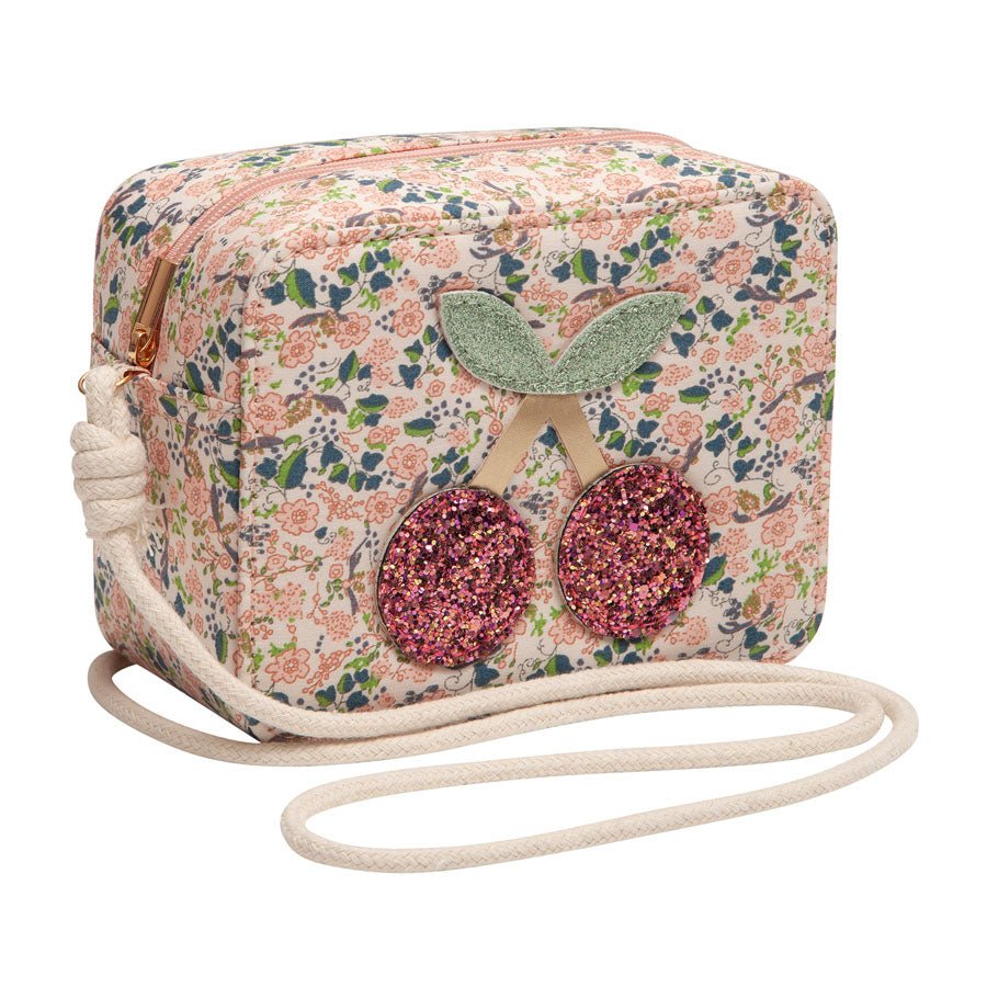 Mimi & Lula Skuldertaske, Floral Cherries - Florence
