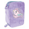 Tinka Dreifach-Federtasche mit Einhorn in Lila