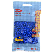 Dunkelblaue Perlen, Farbe 08 (1000 Stk.)
