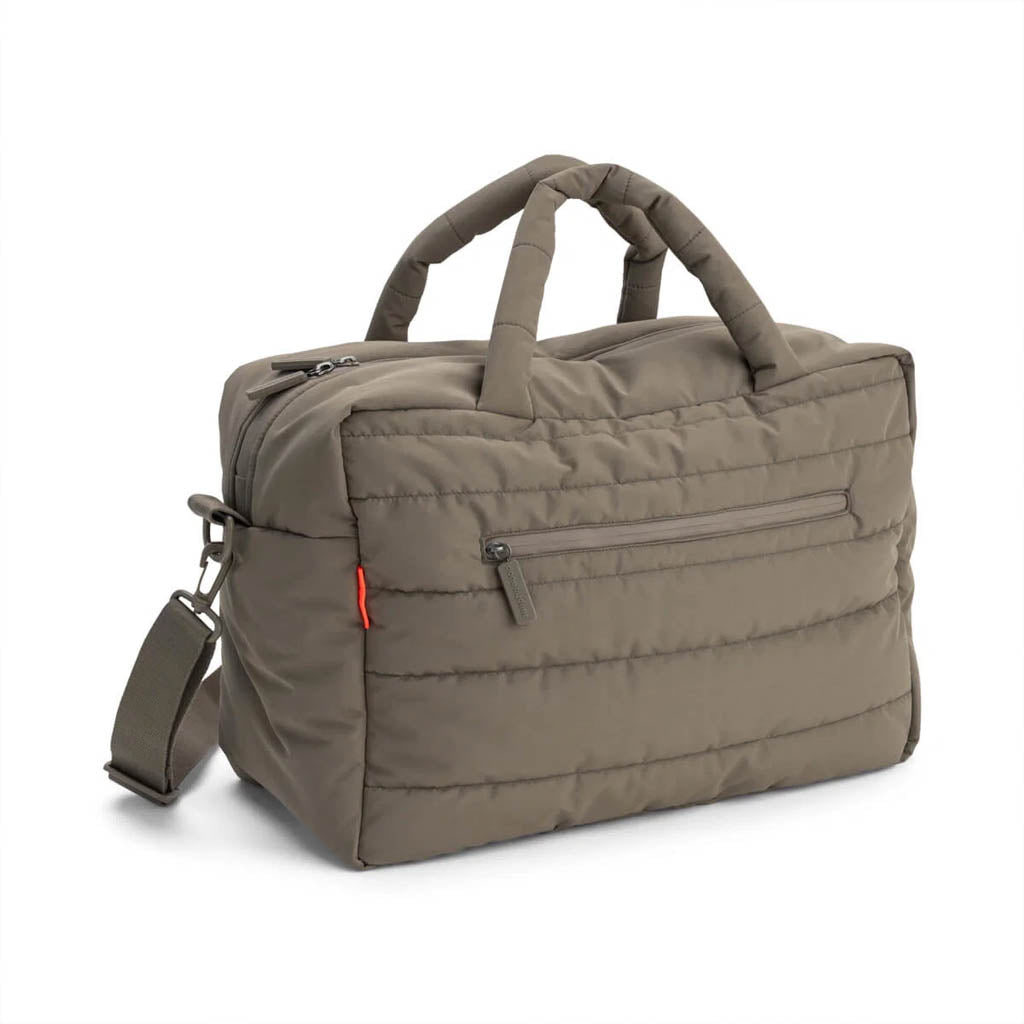 Quiltet Pusletaske i Taupe