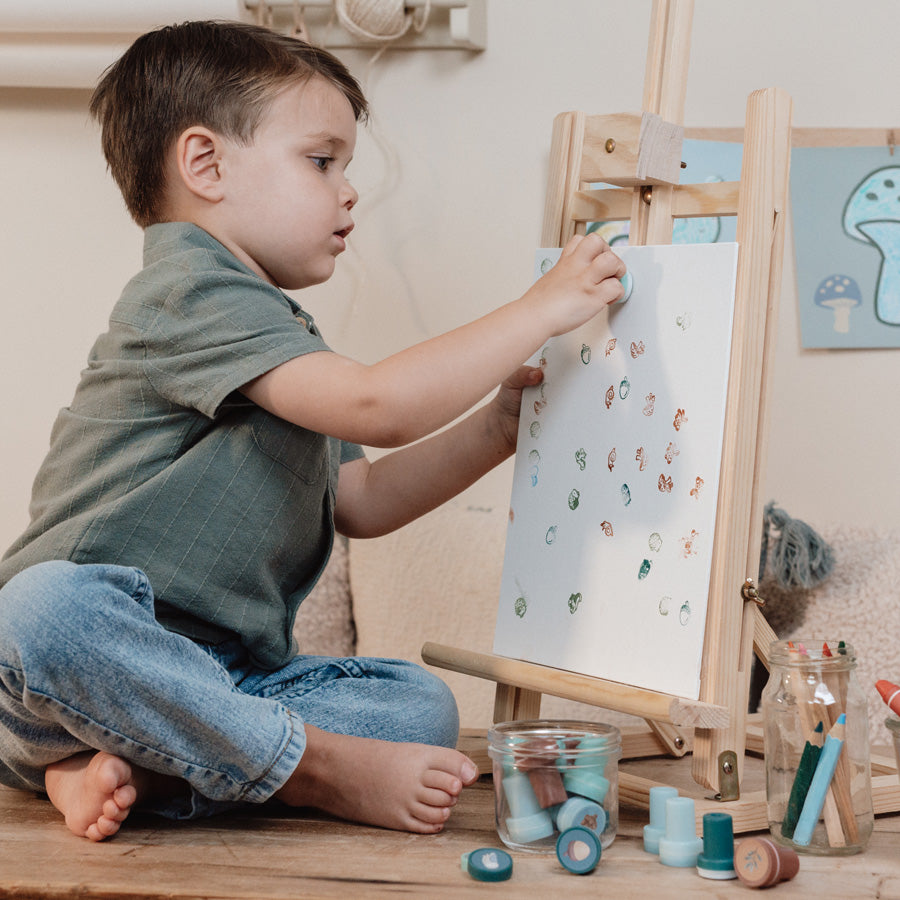 Selbstfärbende Stempel mit Forest Friends