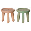 Hocker-Set für Mäuse in Hellrosa und Hellmint