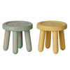 Hocker-Set für Mäuse in Mint und Hellgelb