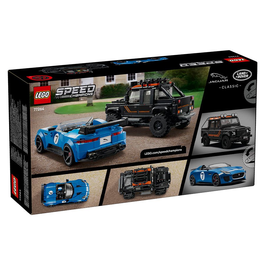 FORUDBESTILLNG Speed Champions Jaguar Project 7 og Land Rover Defender