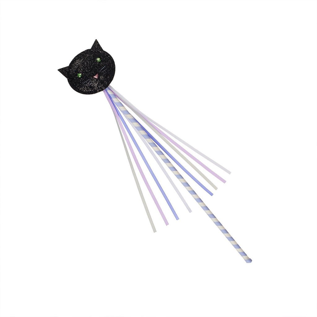 Stripy Sort Katte Tryllestav