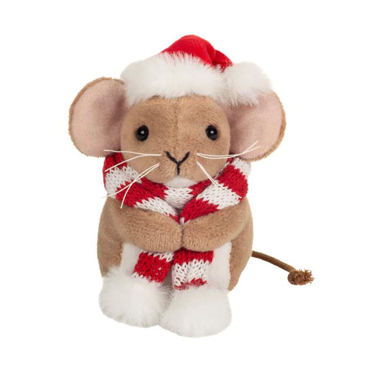 Julemus med Halstørklæde (11 cm)