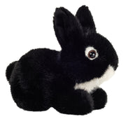 Teddy Hermann - Liggende Kanin Sort 17 Cm