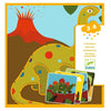 Zeichenschablonen mit Dinosauriern